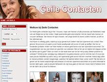 Tablet Screenshot of geilecontacten.com
